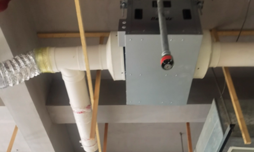 3545唐山万达广场店新排风案例